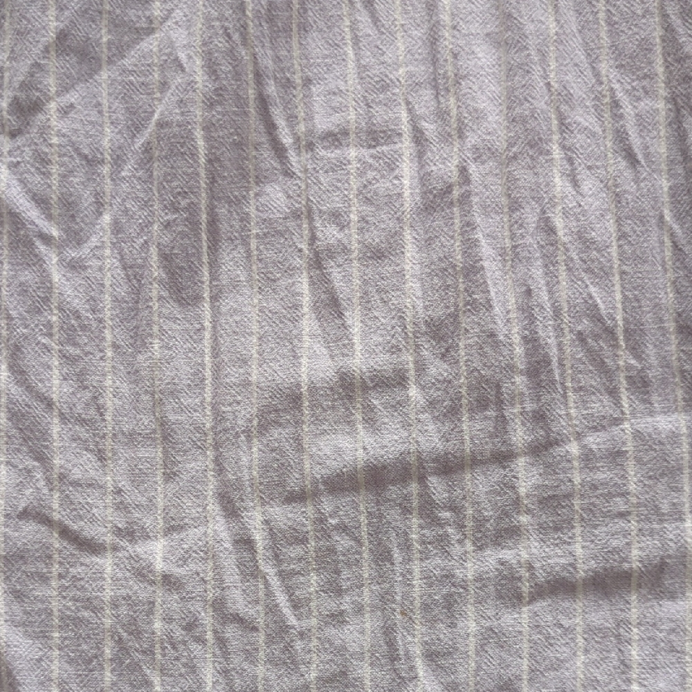 Old Navy Light Purple / Lavender Pinstripe Ruffled Jumpsuit - Picture 2 of 8
